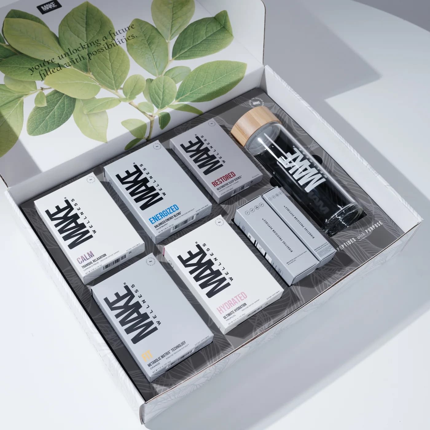 The MAKE Wellness Products, Explained: FIT, LEAN, RESTORED, ENERGIZED, FOCUSED, HYDRATED, CALM
