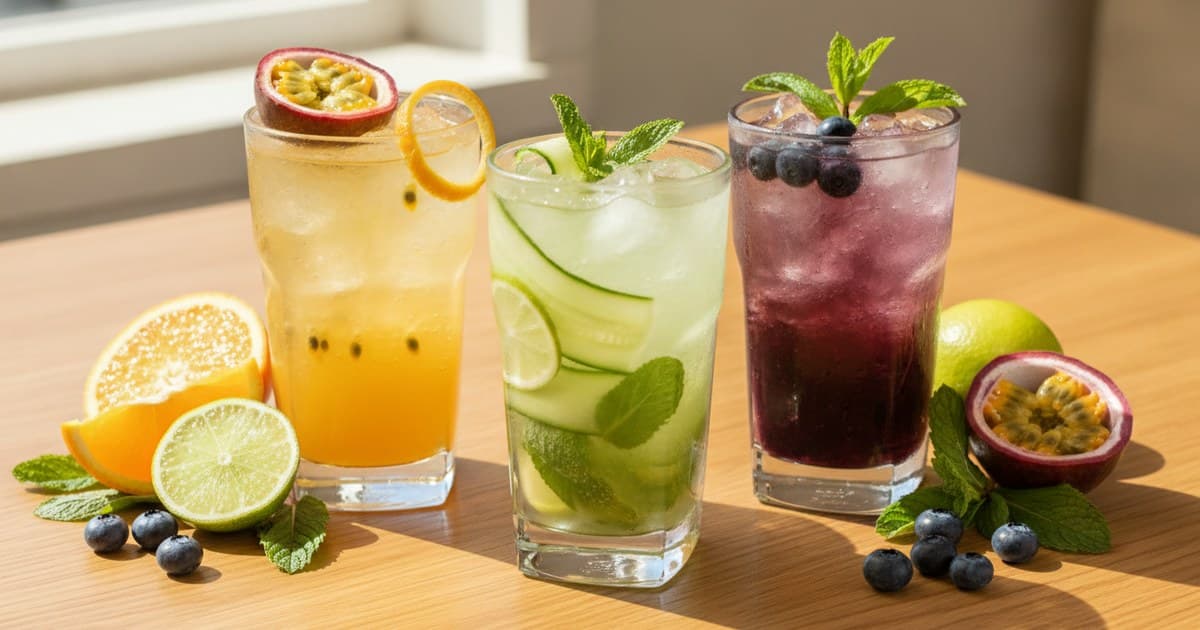 6 receitas de bebida da MAKE Wellness para a vida real (hidratação, energia e treino)