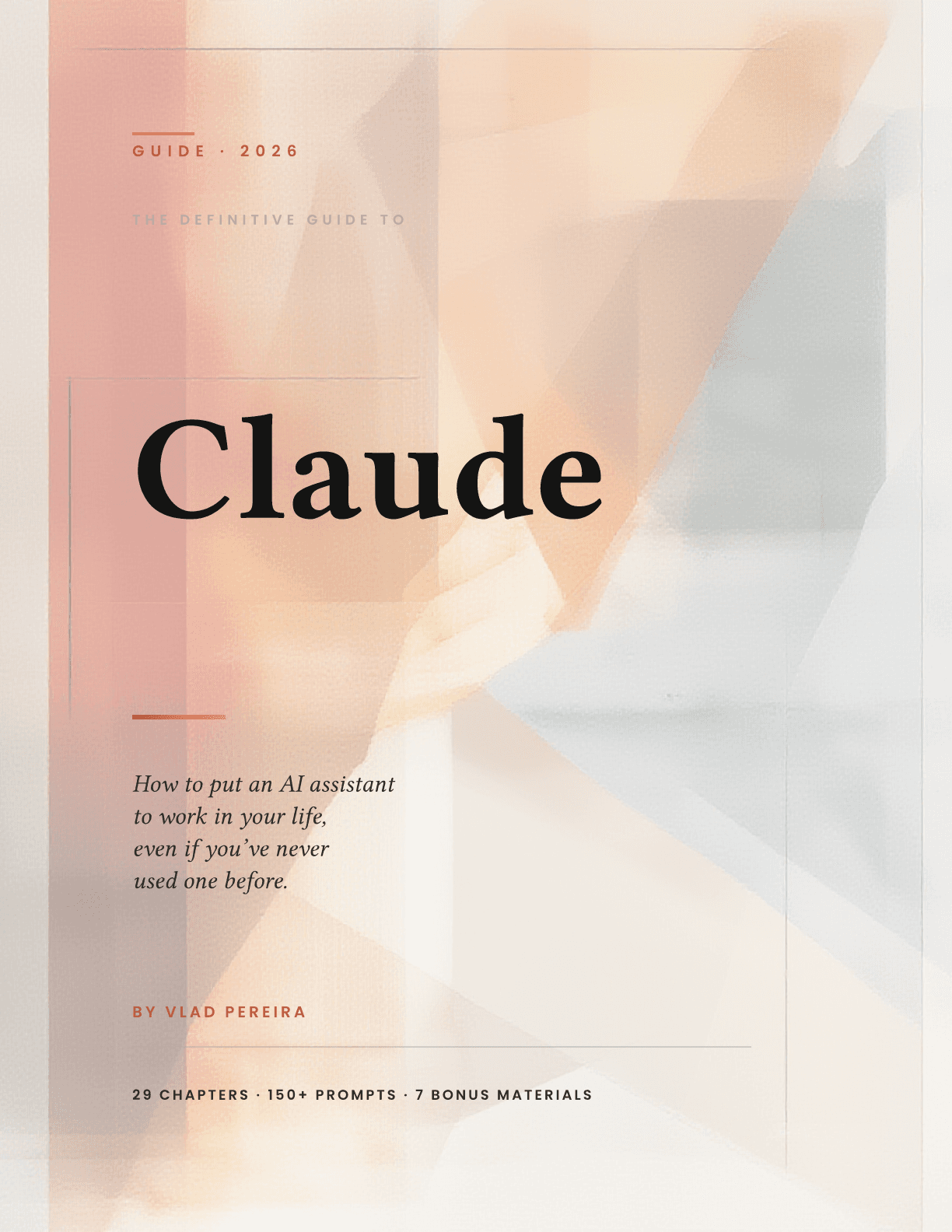 The Definitive Guide to Claude — E-book cover
