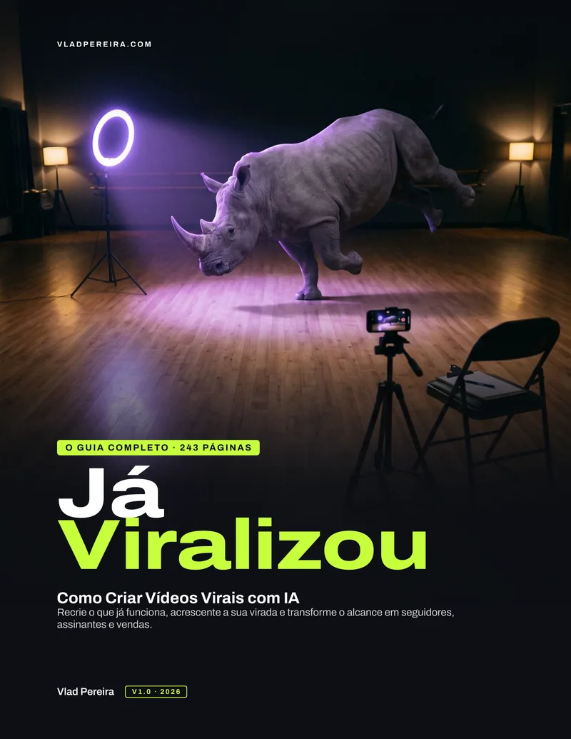 Já Viralizou, capa do e-book
