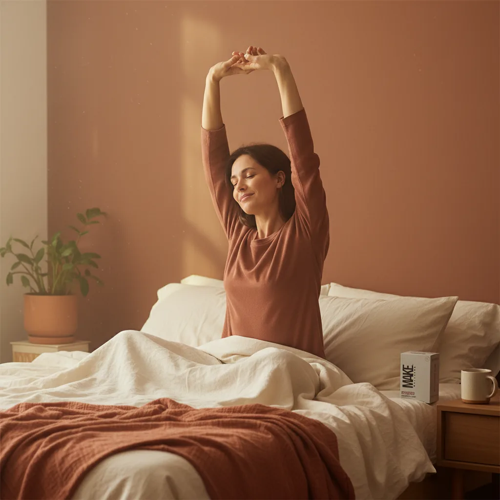 RESTORED, deep, restorative sleep, and next-day recovery