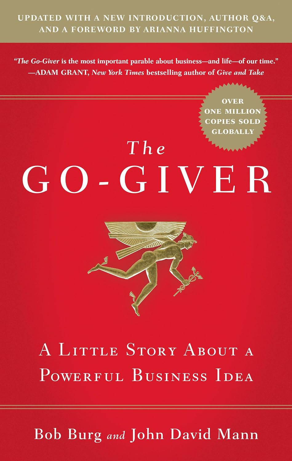 The Go-Giver, de Bob Burg e John David Mann, edição de capa dura