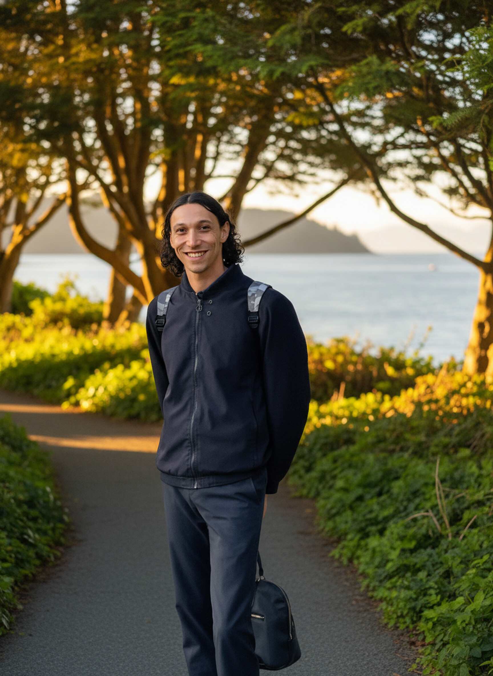 Vlad outdoors on Vancouver Island